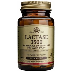 Solgar Lactase 3500 για Δυσκολία Διάσπασης Λακτόζης, 30 Μασώμενες Ταμπλέτες